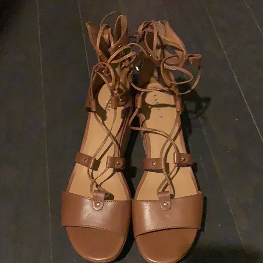 COACH Wedge Sandal Sz 9.5